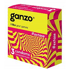 <strong>Презервативы анатомической формы с точечной и ребристой структурой Ganzo Extase - 3 шт.</strong> <br />
Прозрачные презервативы Ganzo Extase анатомической формы с силиконовой смазкой и накопителем имеют точечную и ребристую поверхность для максимальной стимуляции партнерши.<div class="charTableblock"><div><span>Производитель</span>: Ganzo, Великобритания</div></div> Презервативы анатомической формы с точечной и ребристой структурой Ganzo Extase - 3 шт.
Прозрачные презервативы Ganzo Extase анатомической формы с силиконовой смазкой и накопителем имеют точечную и ребристую поверхность для максимальной стимуляции партнерши.