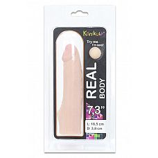 <strong>Насадка на пояс Harness с Real body - 18,5 см.</strong> <br />
Kanikule Real Body революционная разработка, в основу которой легли последние медицинские технологии протезирования.<div class="charTableblock"><div><span>Длина, см</span>: 18.5</div><div><span>Диаметр, см</span>: 3.8</div><div><span>Длина, см</span>: 17-20</div><div><span>Диаметр, см</span>: 3</div><div><span>Материал</span>: TPE / TPR</div><div><span>Цвет</span>: телесный</div><div><span>Особенности</span>: vac-u-lock; насадка</div></div> Насадка на пояс Harness с Real body - 18,5 см.
Kanikule Real Body революционная разработка, в основу которой легли последние медицинские технологии протезирования.