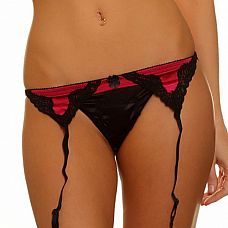 <strong>Пояс для чулок с кружевной отделкой</strong> <br />
Розовый пояс для чулок с черными элементами из кружев и маленьким бантиком спереди.<div class="charTableblock"><div><span>Размер</span>: S (42-44); M (44-46); L (46-48)</div><div><span>Цвет</span>: красный, розовый</div><div><span>Производитель</span>: Hustler, США</div><div><span>В наличии</span>: S-M-L, розовый</div></div> Пояс для чулок с кружевной отделкой
Розовый пояс для чулок с черными элементами из кружев и маленьким бантиком спереди.