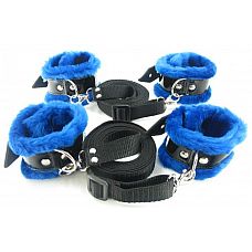 <strong>Набор на кровать с синим мехом BDSM Light</strong> <br />
Идеальный бандажный набор для игр со связыванием в постели.<div class="charTableblock"><div><span>Производитель</span>: БДСМ арсенал, Россия</div></div> Набор на кровать с синим мехом BDSM Light
Идеальный бандажный набор для игр со связыванием в постели.