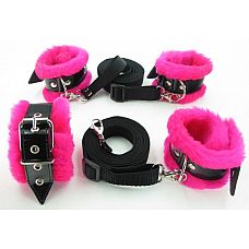 <strong>Набор для пристегивания к кровати с розовым мехом BDSM Light</strong> <br />
Идеальный бандажный набор для игр со связыванием в постели.<div class="charTableblock"><div><span>Производитель</span>: БДСМ арсенал, Россия</div></div> Набор для пристегивания к кровати с розовым мехом BDSM Light
Идеальный бандажный набор для игр со связыванием в постели.