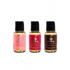 ���������� �����  ��� ����� �� ����� �������� ����� �DONA by JO� . � ���������� �������� 30 �� (1 �� 
���������� ����� �� ���� ���������: ����������-������������� ��������� ��� ����� �� ����� �������� ����� �DONA by JO�: ��������� ����� ��� ���� Chocolate Mousse / DONA Kissable Massage Oil Chocolate Mousse, ��������� ����� ��� ���� Vanilla Buttercream / DONA Kissable Massage Oil Vanilla Buttercream, ��������� ����� ��� ���� Strawberry Souffle / DONA Kissable Massage Oil Strawberry Souffle.