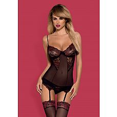 <strong>Полупрозрачный корсаж Musca с бордовым кружевом</strong> <br />
Полупрозрачный корсаж Musca с бордовым кружевом.<div class="charTableblock"><div><span>Размер</span>: L (46-48); XL (48-50)</div><div><span>Цвет</span>: черный</div><div><span>Производитель</span>: Obsessive, Польша</div><div><span>В наличии</span>: L-XL, черный</div></div> Полупрозрачный корсаж Musca с бордовым кружевом
Полупрозрачный корсаж Musca с бордовым кружевом.