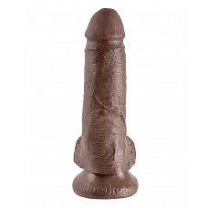 <strong>Коричневый фаллоимитатор с мошонкой 7 Cock with Balls - 19,4 см.</strong> <br />
Этот фаллоимитатор почти не отличить от мужского члена настолько он реалистичен! Те же возбуждающие формы, тот же рельеф из вздувшихся вен, та же коричневая головка с небольшим углублением Бархатистый на ощупь ствол, пышная мошонка (ах, как приятно она прижимается к телу во время глубоких проникновений) Добавьте к этому мощную присоску, чтобы понять с COCK не соскучишься! <div class="charTableblock"><div><span>Длина, см</span>: 19.4</div><div><span>Диаметр, см</span>: 4.5</div><div><span>Материал</span>: ПВХ (PVC)</div><div><span>Цвет</span>: мулат</div><div><span>Особенности</span>: на присоске; с мошонкой</div><div><span>Длина, см</span>: 17-20</div><div><span>Диаметр, см</span>: 4</div><div><span>Производитель</span>: PipeDream, США</div></div> Коричневый фаллоимитатор с мошонкой 7 Cock with Balls - 19,4 см.
Этот фаллоимитатор почти не отличить от мужского члена настолько он реалистичен! Те же возбуждающие формы, тот же рельеф из вздувшихся вен, та же коричневая головка с небольшим углублением Бархатистый на ощупь ствол, пышная мошонка (ах, как приятно она прижимается к телу во время глубоких проникновений) Добавьте к этому мощную присоску, чтобы понять с COCK не соскучишься!