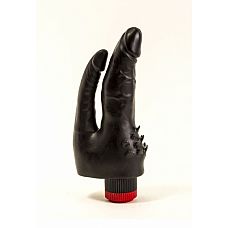 <strong>Двойной вибратор черного цвета - 17 см, Черный</strong> <br />
Игрушка состоит из большого искусственного фаллоса для вагинального секса и небольшого пениса меньшего диаметра для вхождения в анус.<div class="charTableblock"><div><span>Длина, см</span>: 17</div><div><span>Диаметр, см</span>: 3.2</div><div><span>Материал</span>: ПВХ (PVC)</div><div><span>Цвет</span>: черный</div><div><span>Особенности</span>: двухголовый; с вибрацией</div><div><span>Длина, см</span>: 17-20</div><div><span>Диаметр, см</span>: 3</div></div> Двойной вибратор черного цвета - 17 см, Черный
Игрушка состоит из большого искусственного фаллоса для вагинального секса и небольшого пениса меньшего диаметра для вхождения в анус.