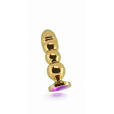   4.9"" R10 RICH Gold/Purple Sapphire SH-RIC010GLD 
.
