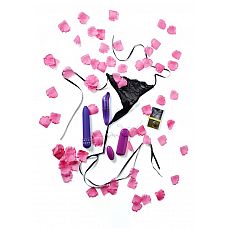 <strong>Набор для девушек - Toy Joy Yeah I Am Single Box </strong> <br />
Набор The Yeah I'm Single box, разработан специально для женщин, он наполнен прекрасными и чисто девичьими игрушками для удовольствия
В набор входят:
Стимулятор для точки G;
Вибратор с маленькими стразами: общая длина - 15,0 см, рабочая длина - 11,5 см, диаметр - 2,5 см; работает от двух батареек ААА (в комплект не входят);
Виброяйцо с выносным пультом управления- 5,5Х2,5 см (питание 2 батарейки АА, в комплект не входят)
Трусики стринги на завязках;
Пакетик лубриканта на водной основе, 4 мл;
Лепестки роз.<div class="charTableblock"> </div> Набор для девушек - Toy Joy Yeah I Am Single Box
Набор The Yeah I'm Single box, разработан специально для женщин, он наполнен прекрасными и чисто девичьими игрушками для удовольствия
В набор входят:
Стимулятор для точки G;
Вибратор с маленькими стразами: общая длина - 15,0 см, рабочая длина - 11,5 см, диаметр - 2,5 см; работает от двух батареек ААА (в комплект не входят);
Виброяйцо с выносным пультом управления- 5,5Х2,5 см (питание 2 батарейки АА, в комплект не входят)
Трусики стринги на завязках;
Пакетик лубриканта на водной основе, 4 мл;
Лепестки роз.