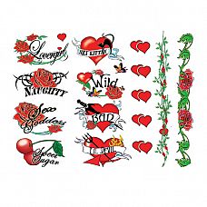 <strong>Тату-набор - Naughty Bachelorette, 40 шт </strong> <br />
Укрась свое тело с этим набором озорных флеш татуировок (40 шт в комплекте).<div class="charTableblock"> </div> Тату-набор - Naughty Bachelorette, 40 шт
Укрась свое тело с этим набором озорных флеш татуировок (40 шт в комплекте).