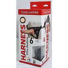 <strong>Насадка-фаллоимитатор на кожаных трусиках Harness Ultra Realistic 6 - 18,5 см.</strong> <br />
Комплект из трусиков с насадкой.<div class="charTableblock"><div><span>Длина, см</span>: 18.50</div><div><span>Диаметр, см</span>: 3.50</div><div><span>Длина, см</span>: 17-20</div><div><span>Диаметр, см</span>: 3</div><div><span>Материал</span>: киберкожа</div><div><span>Цвет</span>: телесный</div><div><span>Особенности</span>: комплект; harness</div></div> Насадка-фаллоимитатор на кожаных трусиках Harness Ultra Realistic 6 - 18,5 см.
Комплект из трусиков с насадкой.