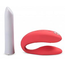 <strong>Подарочный вибронабор We-Vibe Sensations in Sync</strong> <br />
Сенсационный дуэт для самого мощного наслаждения от создателя игрушек для пар 1 в мире! Вибратор Tango в белом цвете и вибромассажёр для пар Sync кораллового цвета.<div class="charTableblock"> </div> Подарочный вибронабор We-Vibe Sensations in Sync
Сенсационный дуэт для самого мощного наслаждения от создателя игрушек для пар 1 в мире! Вибратор Tango в белом цвете и вибромассажёр для пар Sync кораллового цвета.