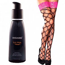 <strong>Smart Set 11: чулки в крупную сетку с яркой кружевной резинкой и разогревающий силиконовый лубрикант</strong> <br />
Smart Set 11: чулки в крупную сетку с яркой кружевной резинкой и разогревающий силиконовый лубрикант.<div class="charTableblock"><div><span>Размер</span>: S (42-44); M (44-46); L (46-48)</div><div><span>Цвет</span>: черный</div><div><span>Производитель</span>: Wicked, США</div><div><span>В наличии</span>: S-M-L, черный с розовым</div></div> Smart Set 11: чулки в крупную сетку с яркой кружевной резинкой и разогревающий силиконовый лубрикант
Smart Set 11: чулки в крупную сетку с яркой кружевной резинкой и разогревающий силиконовый лубрикант.