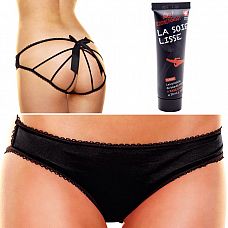 <strong>Smart Set 8: трусики с открытой попкой и водный лубрикант</strong> <br />
Smart Set 8: трусики с открытой попкой и водный лубрикант.<div class="charTableblock"><div><span>Размер</span>: S (42-44); M (44-46); L (46-48)</div><div><span>Цвет</span>: черный</div><div><span>Производитель</span>: Hustler, США</div><div><span>В наличии</span>: S-M, черный; M-L, черный</div></div> Smart Set 8: трусики с открытой попкой и водный лубрикант
Smart Set 8: трусики с открытой попкой и водный лубрикант.