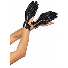   WET LOOK ZIPPER GLOVES 
       Leg Avenue.     wet-.