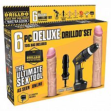 - DELUXE DRILLDO SET 6 PIECE 
       6 .