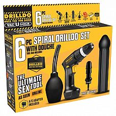 - SPIRAL DRILLDO SET 6 PIECE 
    !           DRILLDO.