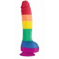 <strong>Радужный фаллоимитатор Pride Edition 8 Dildo - 25,4 см.</strong> <br />
Радужный фаллоимитатор Pride Edition 8 Dildo. С присоской в основании.<div class="charTableblock"><div><span>Длина, см</span>: 25.40</div><div><span>Диаметр, см</span>: 4.85</div><div><span>Материал</span>: силикон</div><div><span>Цвет</span>: другой</div><div><span>Особенности</span>: на присоске; с мошонкой</div><div><span>Длина, см</span>: 25 и более</div><div><span>Диаметр, см</span>: 4</div><div><span>Производитель</span>: NS Novelties, США</div></div> Радужный фаллоимитатор Pride Edition 8 Dildo - 25,4 см.
Радужный фаллоимитатор Pride Edition 8 Dildo. С присоской в основании.