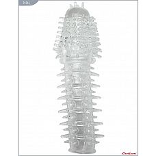 <strong>Прозрачная гелевая насадка с шипами - 14 см.</strong> <br />
Насадка с шипами, гелевая, прозрачная, EROTICON XL PENIS.<div class="charTableblock"><div><span>Материал</span>: TPE / TPR</div><div><span>Диаметр, см</span>: 4.50</div><div><span>Диаметр, см</span>: 4</div><div><span>Производитель</span>: Eroticon, Россия</div></div> Прозрачная гелевая насадка с шипами - 14 см.
Насадка с шипами, гелевая, прозрачная, EROTICON XL PENIS.