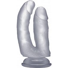 <strong>Прозрачный анально-вагинальный фаллоимитатор Realistic Double Cock 6,5 Inch - 16,5 см.</strong> <br />
Дважды весело, значит, в два раза больше удовольствия с этим RealRock! Этот донг был разработан для введения во влагалище и анус одновременно.<div class="charTableblock"><div><span>Длина, см</span>: 16.50</div><div><span>Материал</span>: TPE / TPR</div><div><span>Цвет</span>: прозрачный</div><div><span>Особенности</span>: двухголовый; на присоске; без мошонки</div><div><span>Длина, см</span>: 13-16</div><div><span>Производитель</span>: Shots Media BV, Нидерланды</div></div> Прозрачный анально-вагинальный фаллоимитатор Realistic Double Cock 6,5 Inch - 16,5 см.
Дважды весело, значит, в два раза больше удовольствия с этим RealRock! Этот донг был разработан для введения во влагалище и анус одновременно.
