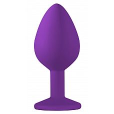 <strong>Средняя фиолетовая анальная пробка Emotions Cutie Medium с голубым кристаллом - 8,5 см.</strong> <br />
Анальная пробка конусообразной формы, выполнена из гипоаллергенного силикона и украшена красивой стразой в основании.<div class="charTableblock"><div><span>Длина, см</span>: 8.50</div><div><span>Диаметр, см</span>: 3.30</div><div><span>Материал</span>: силикон</div><div><span>Длина, см</span>: 5-8</div><div><span>Диаметр, см</span>: 3</div></div> Средняя фиолетовая анальная пробка Emotions Cutie Medium с голубым кристаллом - 8,5 см.
Анальная пробка конусообразной формы, выполнена из гипоаллергенного силикона и украшена красивой стразой в основании.