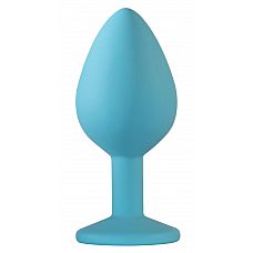 <strong>Средняя голубая анальная пробка Emotions Cutie Medium с розовым кристаллом - 8,5 см.</strong> <br />
Анальная пробка конусообразной формы, выполнена из гипоаллергенного силикона и украшена красивой стразой в основании.<div class="charTableblock"><div><span>Длина, см</span>: 8.50</div><div><span>Диаметр, см</span>: 3.30</div><div><span>Материал</span>: силикон</div><div><span>Длина, см</span>: 5-8</div><div><span>Диаметр, см</span>: 3</div></div> Средняя голубая анальная пробка Emotions Cutie Medium с розовым кристаллом - 8,5 см.
Анальная пробка конусообразной формы, выполнена из гипоаллергенного силикона и украшена красивой стразой в основании.