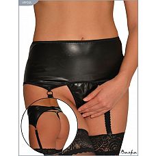 <strong>Пояс и контактные трусики-стринги из эластичного материала с wet-эффектом</strong> <br />
Пояс с подвязками и стринги изготовлены из тянущегося материала.<div class="charTableblock"><div><span>Размер</span>: XL (48-50); 1X (50-52)</div><div><span>Цвет</span>: черный</div><div><span>Производитель</span>: Ванильный рай, Россия</div><div><span>В наличии</span>: XL-XXL, черный</div></div> Пояс и контактные трусики-стринги из эластичного материала с wet-эффектом
Пояс с подвязками и стринги изготовлены из тянущегося материала.