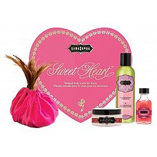 ���������� ����� ��������� Sweet Heart Kit 
������������ ������� ������� � ����� ������ � ������� ����������� ���������PSweet Heart Strawberry Kit -P������������ ������� ��� ��������� ����������� ��������� ������������!   P  � ����� ������:P  -OIL OF LOVEPStrawberry DreamsP- ��������� ����� ��� ���� � �������� ��������   -HONEY DUSTPStrawberry DreamsP-P��������� ����� ��� ����P� �������� �������� � ����P��� ���������   -BODY SOUFFLE STRAWBERRY CREME -P��������� ���� ��� ���� � �������� ��������   -AROMATIC MASSAGE OIL -P����� ������� ����� ����, ������� � ����������� ������P��� ������������ �������.