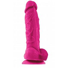 <strong>Ярко-розовый фаллоимитатор на присоске ColourSoft 5 Soft Dildo - 17,8 см.</strong> <br />
Фаллоимитатор сделан из бархатистого медицинского силикона, не содержит фталаты и безопасен для здоровья.<div class="charTableblock"><div><span>Длина, см</span>: 17.80</div><div><span>Диаметр, см</span>: 4.00</div><div><span>Материал</span>: силикон</div><div><span>Цвет</span>: красный/розовый</div><div><span>Особенности</span>: на присоске; с мошонкой</div><div><span>Длина, см</span>: 17-20</div><div><span>Диаметр, см</span>: 4</div><div><span>Производитель</span>: NS Novelties, США</div></div> Ярко-розовый фаллоимитатор на присоске ColourSoft 5 Soft Dildo - 17,8 см.
Фаллоимитатор сделан из бархатистого медицинского силикона, не содержит фталаты и безопасен для здоровья.