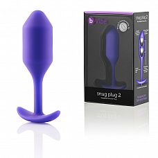 <strong>Фиолетовая пробка для ношения B-vibe Snug Plug 2 - 11,4 см.</strong> <br />
Анальный плаг от профессионального секс-тренера из США.<div class="charTableblock"><div><span>Длина, см</span>: 11.40</div><div><span>Диаметр, см</span>: 3.40</div><div><span>Материал</span>: силикон</div><div><span>Длина, см</span>: 9-12</div><div><span>Диаметр, см</span>: 3</div></div> Фиолетовая пробка для ношения B-vibe Snug Plug 2 - 11,4 см.
Анальный плаг от профессионального секс-тренера из США.