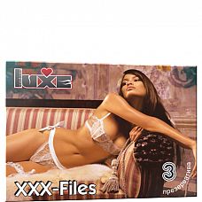  Luxe XXX FILES   3 
"Luxe XXX Files    ,            .