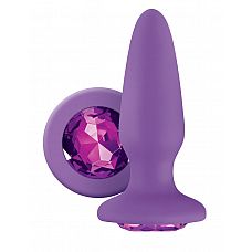 <strong>Фиолетовая анальная пробка с фиолетовым кристаллом Glams Purple Gem - 10,4 см.</strong> <br />
Фиолетовая анальная пробка с фиолетовым кристаллом Glams Purple Gem.<div class="charTableblock"><div><span>Длина, см</span>: 10.40</div><div><span>Материал</span>: силикон</div><div><span>Длина, см</span>: 9-12</div></div> Фиолетовая анальная пробка с фиолетовым кристаллом Glams Purple Gem - 10,4 см.
Фиолетовая анальная пробка с фиолетовым кристаллом Glams Purple Gem.