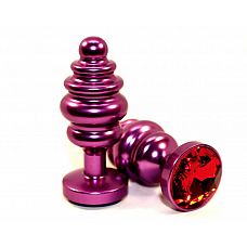 <strong>Фиолетовая фигурная пробка с красным кристаллом - 7,3 см.</strong> <br />
Анальная пробка нежно фиолетового цвета с ярким кристаллом внесет разнообразие в вашу интимную жизнь.<div class="charTableblock"><div><span>Длина, см</span>: 7.30</div><div><span>Диаметр, см</span>: 2.90</div><div><span>Материал</span>: металл</div><div><span>Длина, см</span>: 5-8</div><div><span>Диаметр, см</span>: 2</div></div> Фиолетовая фигурная пробка с красным кристаллом - 7,3 см.
Анальная пробка нежно фиолетового цвета с ярким кристаллом внесет разнообразие в вашу интимную жизнь.