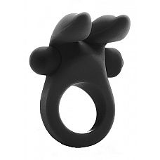  Bunny Cockring Black SH-MJU009BLK 

