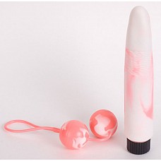 <strong>Вибратор+шары Pleusure Pack розовые (Toy Joy 9550)</strong> <br />
Классический набор для эротических игр, состоящий из вибратора и вагинальных шариков Pleusure Pack фиолетового цвета. Вибратор длинной 17 см имеет рельефную поверхность для улучшенной стимуляции. Шарики диаметром 3 см со смещенным центром тяжести для дополнительной тренировки мышечной стенки влагалища. <br>Для вибратора требуется одна батарейка АА. Отличный подарок в красивой упаковке!<div class="charTableblock"> </div> Вибратор+шары Pleusure Pack розовые (Toy Joy 9550)
Классический набор для эротических игр, состоящий из вибратора и вагинальных шариков Pleusure Pack фиолетового цвета. Вибратор длинной 17 см имеет рельефную поверхность для улучшенной стимуляции. Шарики диаметром 3 см со смещенным центром тяжести для дополнительной тренировки мышечной стенки влагалища. <br>Для вибратора требуется одна батарейка АА. Отличный подарок в красивой упаковке!