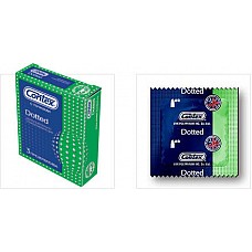 <strong>Презервативы с точками CONTEX 3 Dotted, 3 шт.</strong> <br />
Материал: Натуральный латекс
Дизайн: C точечной структурой.<div class="charTableblock"><div><span>Производитель</span>: Contex, Франция</div></div> Презервативы с точками CONTEX 3 Dotted, 3 шт.
Материал: Натуральный латекс
Дизайн: C точечной структурой.