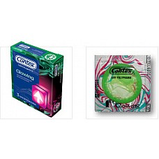 <strong>Презервативы светящиеся CONTEX 3 Glowing, 3 шт.</strong> <br />
Материал: Натуральный латекс.<div class="charTableblock"><div><span>Производитель</span>: Contex, Франция</div></div> Презервативы светящиеся CONTEX 3 Glowing, 3 шт.
Материал: Натуральный латекс.