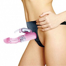 <strong>Страпон - ротатор со стимуляцией клитора</strong> <br />
Страпон с вибрирующей хай-тек насадкой – лучшее приспособление, если девочкам хочется развлечься. Он, выполненный в форме трусиков, легко фиксируется на бедрах и позволяет одной из партнерш доминировать в сексе. <br><br>
Шарики на тельце насадки вращаются в процессе движения, дополнительно стимулируя нервные окончания в вагине. Отросток у основания, выполненный в форме кролика, воздействует на клитор. <br><br>
Благодаря вибрации, силу которой можно регулировать с помощью встроенного пульта управления, удовольствие получат обе партнерши.
<div class="charTableblock"><div><span>Длина, см</span>: 18.00</div><div><span>Диаметр, см</span>: 3.50</div><div><span>Длина, см</span>: 17-20</div><div><span>Диаметр, см</span>: 3</div><div><span>Материал</span>: силикон</div><div><span>Цвет</span>: красный/розовый</div><div><span>Особенности</span>: комплект; с вибрацией; с дополнительной стимуляцией</div><div><span>Производитель</span>: Baile, Китай</div></div> Страпон - ротатор со стимуляцией клитора
Страпон с вибрирующей хай-тек насадкой – лучшее приспособление, если девочкам хочется развлечься. Он, выполненный в форме трусиков, легко фиксируется на бедрах и позволяет одной из партнерш доминировать в сексе. <br><br>
Шарики на тельце насадки вращаются в процессе движения, дополнительно стимулируя нервные окончания в вагине. Отросток у основания, выполненный в форме кролика, воздействует на клитор. <br><br>
Благодаря вибрации, силу которой можно регулировать с помощью встроенного пульта управления, удовольствие получат обе партнерши.