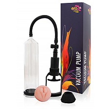 <strong>Вакуумная помпа с насадкой в виде вагины</strong> <br />
Если пенис не приходит в боевую готовность силой мысли, следует ему немного помочь. С такой помпой качественная эрекция – дело нескольких минут! <br><br>
Необходимо проникнуть членом сквозь тугое отверстие насадки, выполненной в форме аппетитного клитора, в колбу и начать нажимать рычаг. Пенис в вакууме сразу же начнет твердеть и подниматься. <br><br>
У этого приятного упражнения есть еще один плюс: чем чаще его делаешь, тем больше и крепче становится ваше «орудие»!
<div class="charTableblock"> </div> Вакуумная помпа с насадкой в виде вагины
Если пенис не приходит в боевую готовность силой мысли, следует ему немного помочь. С такой помпой качественная эрекция – дело нескольких минут! <br><br>
Необходимо проникнуть членом сквозь тугое отверстие насадки, выполненной в форме аппетитного клитора, в колбу и начать нажимать рычаг. Пенис в вакууме сразу же начнет твердеть и подниматься. <br><br>
У этого приятного упражнения есть еще один плюс: чем чаще его делаешь, тем больше и крепче становится ваше «орудие»!