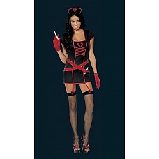 <strong>Эротический костюм "Медсестра с ботоксом"</strong> <br />
В игровой костюм медсестры входят облегающее платье из стрeйчевого трикотажа в комплекте с подвязками и держателями для шприцов.<div class="charTableblock"><div><span>Размер</span>: S (42-44); M (44-46); L (46-48)</div></div> Эротический костюм "Медсестра с ботоксом"
В игровой костюм медсестры входят облегающее платье из стрeйчевого трикотажа в комплекте с подвязками и держателями для шприцов.