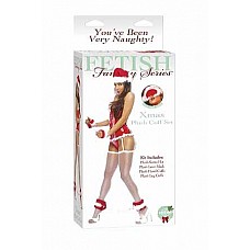 <strong>Набор: наручники, наножники, маска, колпак</strong> <br />
Набор Xmas Plush из коллекции Fetish Fantasy: наручники, наножники, маска, колпак.<div class="charTableblock"><div><span>Материал</span>: текстиль</div><div><span>Цвет</span>: красный, розовый</div><div><span>Производитель</span>: PipeDream, США</div></div> Набор: наручники, наножники, маска, колпак
Набор Xmas Plush из коллекции Fetish Fantasy: наручники, наножники, маска, колпак.