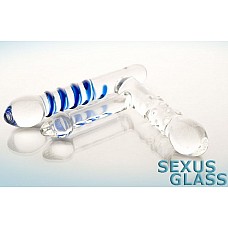 <strong>Анально- вагинальный стеклянный стимулятор (Toyfa 912088)</strong> <br />
Этот стеклянный стимулятор с тремя отростками одинаково подойдет как гетеросексуальным, так и лесбийским парам. Только если в первом случае секс-игрушка будет применяться для вагинально-анальной стимуляции женщины, то во втором она будет использоваться обеими партнершами. <br><br>
Вагинальный отросток с синей спиралью на тельце и большой головкой с легкостью проникнет в лоно и доставит море удовольствия. Особенно, если при этом соседний анальный отросток с гладенькой поверхностью войдет в лоно. <br><br>
Управлять стимулятором удобнее всего с помощью держателя-ручки с шаром на кончике. Стоит отметить, что покрытую небольшими шишечками ручку также можно использовать в качестве вагинального стимулятора.
<div class="charTableblock"><div><span>Длина, см</span>: 16</div><div><span>Материал</span>: стекло</div><div><span>Цвет</span>: прозрачный</div><div><span>Особенности</span>: двухголовый; без мошонки</div><div><span>Длина, см</span>: 13-16</div><div><span>Производитель</span>: Sexus, Китай</div></div> Анально- вагинальный стеклянный стимулятор (Toyfa 912088)
Этот стеклянный стимулятор с тремя отростками одинаково подойдет как гетеросексуальным, так и лесбийским парам. Только если в первом случае секс-игрушка будет применяться для вагинально-анальной стимуляции женщины, то во втором она будет использоваться обеими партнершами. <br><br>
Вагинальный отросток с синей спиралью на тельце и большой головкой с легкостью проникнет в лоно и доставит море удовольствия. Особенно, если при этом соседний анальный отросток с гладенькой поверхностью войдет в лоно. <br><br>
Управлять стимулятором удобнее всего с помощью держателя-ручки с шаром на кончике. Стоит отметить, что покрытую небольшими шишечками ручку также можно использовать в качестве вагинального стимулятора.