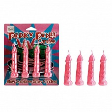 ����� �� ������� ������ � ����� ����� Perky Party Penis Candles 2452-04CDSE 
<br>�������������: <b>California Exotic Novelties, �������</b><br/>