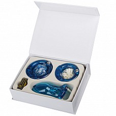 <strong>Мужской набор верности синего цвета с насадками (стандартный Размер) EF-CB3000-BLU</strong> <br />
Данная игрушка является мужским аналогом женского “пояса верности” с глубиной клетки для пениса 8 см.<div class="charTableblock"> </div> Мужской набор верности синего цвета с насадками (стандартный Размер) EF-CB3000-BLU
Данная игрушка является мужским аналогом женского “пояса верности” с глубиной клетки для пениса 8 см.