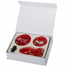 <strong>Мужской набор верности красного цвета с насадками (стандартный Размер) EF-CB3000-RED</strong> <br />
Данная игрушка является мужским аналогом женского “пояса верности” с глубиной клетки для пениса 8 см.<div class="charTableblock"> </div> Мужской набор верности красного цвета с насадками (стандартный Размер) EF-CB3000-RED
Данная игрушка является мужским аналогом женского “пояса верности” с глубиной клетки для пениса 8 см.