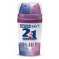 ��������� SWISS NAVY 2�1 "HIS AND HERS" ��� �����  
���� ������� 2-�-1 ���� ���� ����� ������ �� ����������� � �������. �������� ������� �� 2 ��������, ������ �� ������� �������� ��������� �� ��������� ���� � ���� ��� ��, ������ ��� ����. <br><br>
������������ ���� ��� ������ �� ������ ������������ ��� ���������� ������������ �����������. ��������� ���� ����� ������� � �����, � ����� ������� ����������� �������� � ���� ������� �� ���-���! <br><br>
������������� ���� ��� ������, ����� �� ������, ������������ ������� �� ������� ������, � ����� ��������� ������������.
