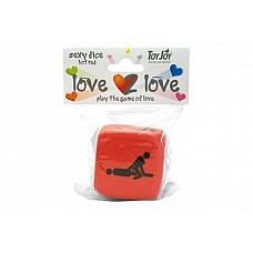 <strong>Игровые кости Love2Love Sexy Dice Red</strong> <br />
Мягкий красный, резиновый кубик, Размером 5х5 см.<div class="charTableblock"> </div> Игровые кости Love2Love Sexy Dice Red 
Мягкий красный, резиновый кубик, Размером 5х5 см.