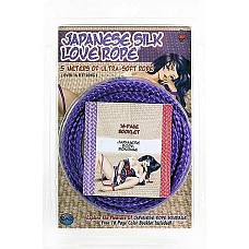 <strong>Бондаж JAPANESE SILK LOVE ROPE 5 METERS</strong> <br />
Бондаж Japanese Silk.<div class="charTableblock"> </div> Бондаж JAPANESE SILK LOVE ROPE 5 METERS
Бондаж Japanese Silk.