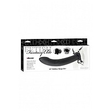 <strong>Страпон универсальный Hollow Strap-On 10" полый черный</strong> <br />
Полый фаллоимитатор из коллекции Fetish Fantasy Elite из 100% медицинского силикона на эластичных ремешках.<div class="charTableblock"><div><span>Длина, см</span>: 25</div><div><span>Диаметр, см</span>: 5.5</div><div><span>Длина, см</span>: 25 и более</div><div><span>Диаметр, см</span>: 5</div><div><span>Материал</span>: силикон</div><div><span>Цвет</span>: черный</div><div><span>Особенности</span>: комплект; harness</div></div> Страпон универсальный Hollow Strap-On 10" полый черный
Полый фаллоимитатор из коллекции Fetish Fantasy Elite из 100% медицинского силикона на эластичных ремешках.