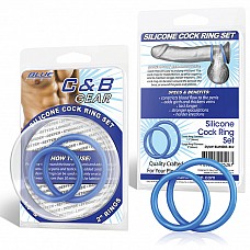 <strong>Набор из двух голубых силиконовых колец разного диаметра SILICONE COCK RING SET BLM4005-BLU</strong> <br />
Два эрекционных кольца голубого цвета из чистого силикона.<div class="charTableblock"> </div> Набор из двух голубых силиконовых колец разного диаметра SILICONE COCK RING SET BLM4005-BLU
Два эрекционных кольца голубого цвета из чистого силикона.