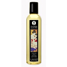 <strong>Возбуждающее массажное масло с ароматом экзотических фруктов *Либидо*</strong> <br />
Это на 100% натуральное масло имеет нежирную и нелипкую текстуру, но обеспечивает безупречное скольжение. Оно обладает упоительным ароматом и идеально подходит для расслабляющего массажа. В отличие от большей части средств SHUNGA, ароматизированных ВКУСОВЫМИ добавками, массажное масло несъедобно, так как запах ему придают эфирные масла.<div class="charTableblock"> </div> Возбуждающее массажное масло с ароматом экзотических фруктов *Либидо*
Это на 100% натуральное масло имеет нежирную и нелипкую текстуру, но обеспечивает безупречное скольжение. Оно обладает упоительным ароматом и идеально подходит для расслабляющего массажа. В отличие от большей части средств SHUNGA, ароматизированных ВКУСОВЫМИ добавками, массажное масло несъедобно, так как запах ему придают эфирные масла.