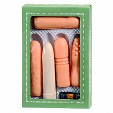 <strong>Набор Vibratorkit 4040-4A-XSC</strong> <br />
Набор, состоящий из гладкого вибратора (дина - 12 см, максимальный диаметр - 2,5 см) и 4-х насадок разной формы и фактуры, которые надеваются.<div class="charTableblock"> </div> Набор Vibratorkit 4040-4A-XSC
Набор, состоящий из гладкого вибратора (дина - 12 см, максимальный диаметр - 2,5 см) и 4-х насадок разной формы и фактуры, которые надеваются.